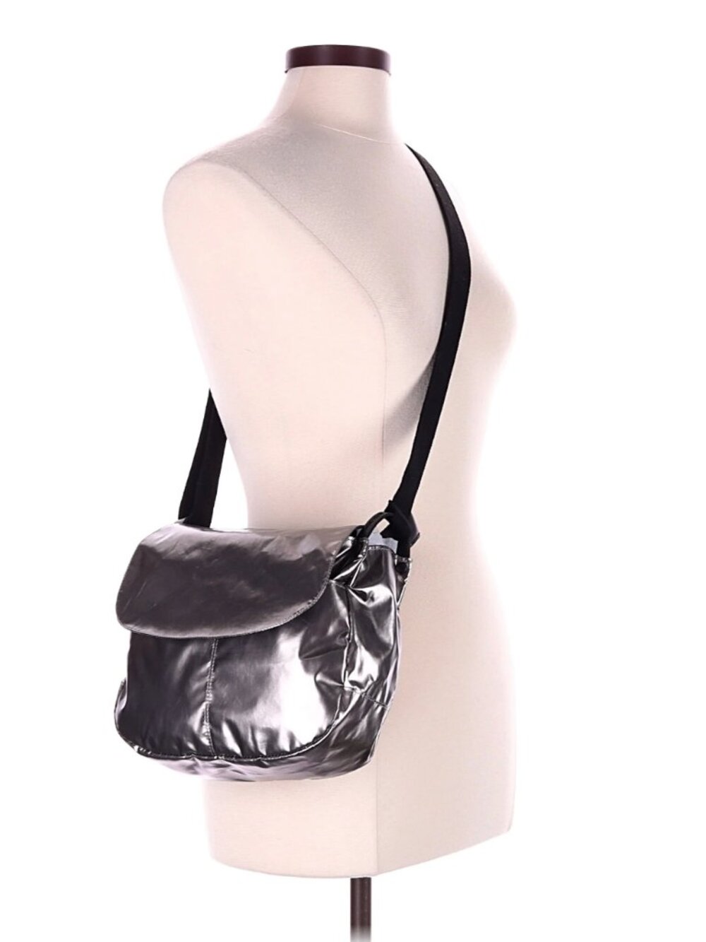 Jack Gomme Nico Light Metallic Gold Crossbody Bag French Designer Ultralight